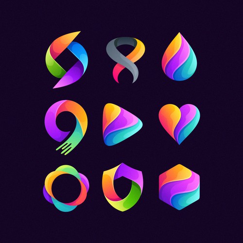 colorful logo colection 