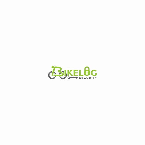 modern clean logo for a cycle security company