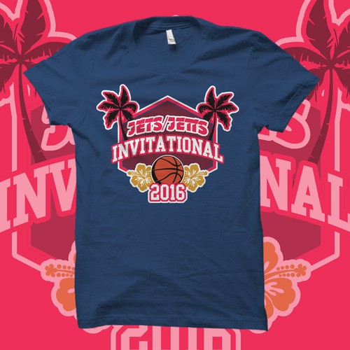 T-Shirt Design for Basketball Invitational Tournament