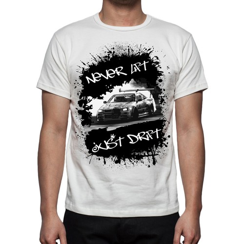 Create a Drift Car Shirt Illustration for Made Apparel!