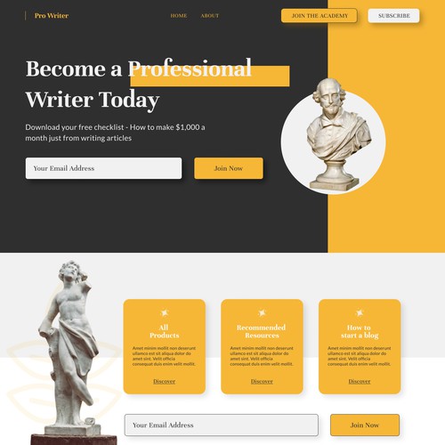 website for teaching writers