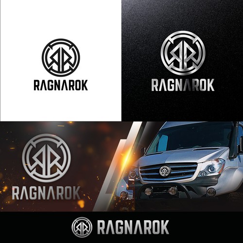 Logo for an adventure van named Ragnarok