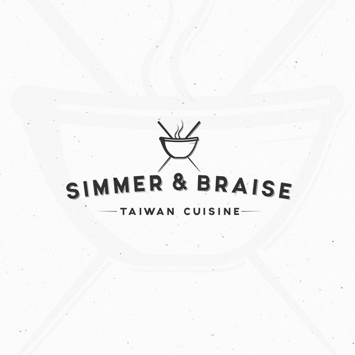 Logo for taiwanese restaurant .