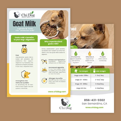 Goat Milk Flyer Template