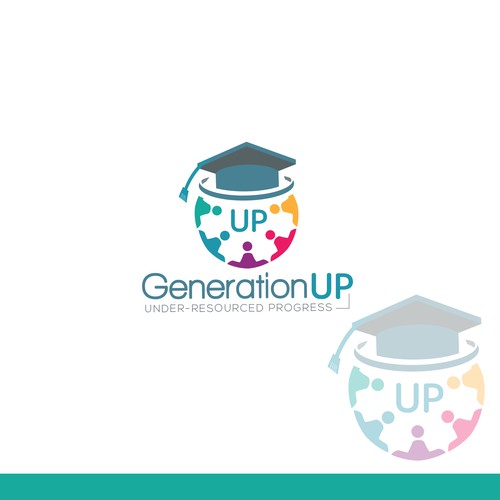 Logo for Generation UP, an advanced, digital academic learning program. 