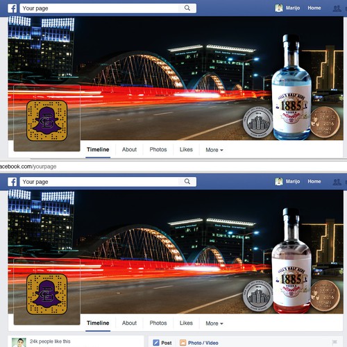 Hell's Half Acre 1885 Vodka Facebook Coverpage