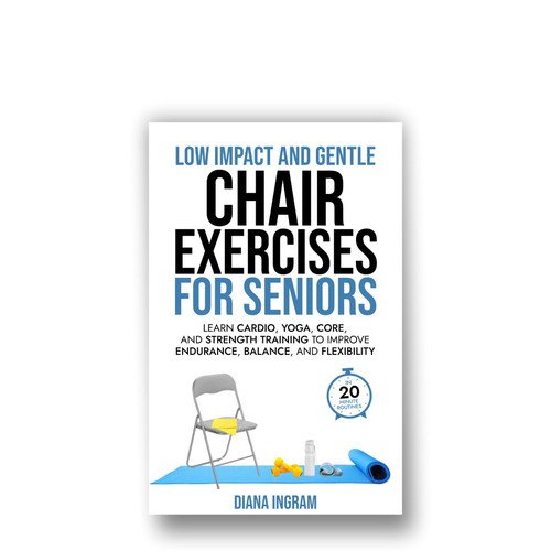 need a unique book cover for Chair Exercises for Seniors