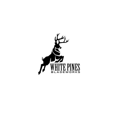 Logo Design for White Pines Bladeworks