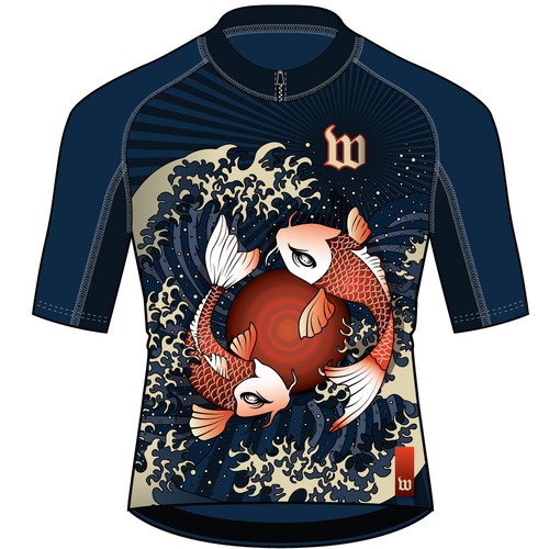 Wattie Ink - Japanese Inspired - Triathlon Apparel Design