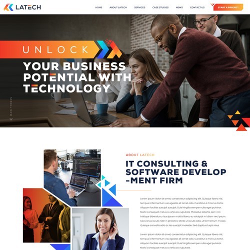 Tech Company Custom Website