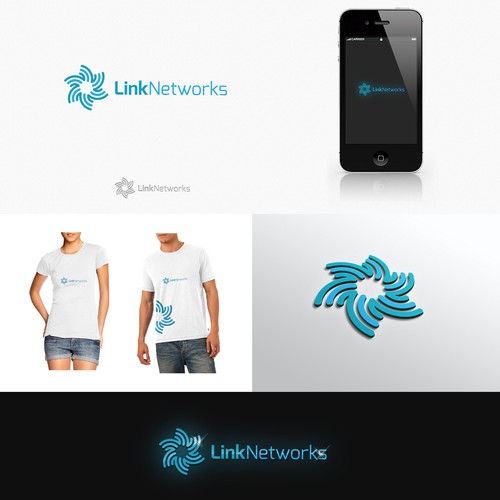 I am looking for a clever, creative logo for Link Networks.