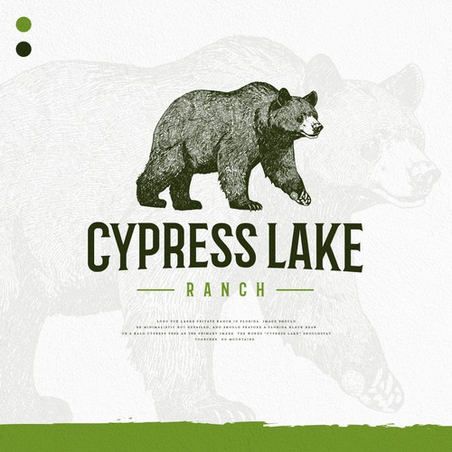 Logo Design for Family Ranch in Florida called "Cypress Lake Ranch".