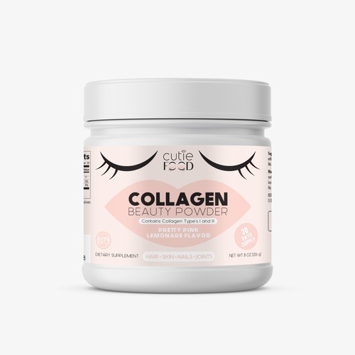 Collagen Beauty Powder Label