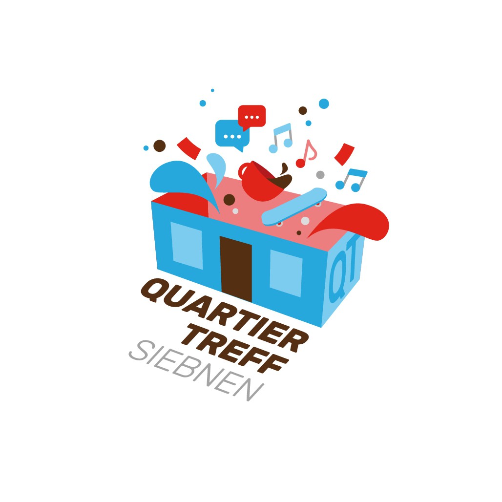 Prägnantes Logo für unseren Quartiertreff in Siebnen