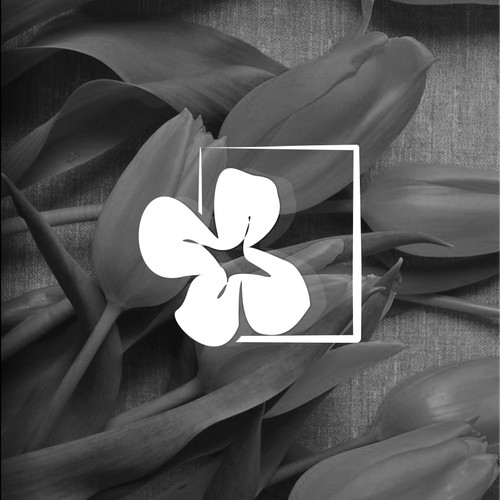 Flower Frame Concept Logo