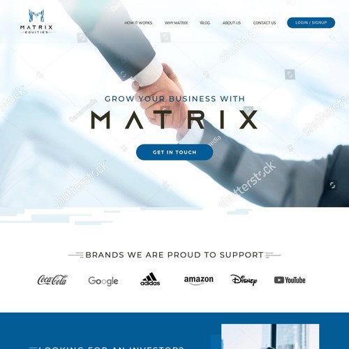 Home page design