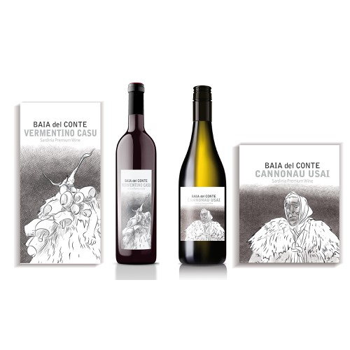 WINELABEL/WEINETIKETT: Sardinia Premium Wine - Sardische Cru Weine