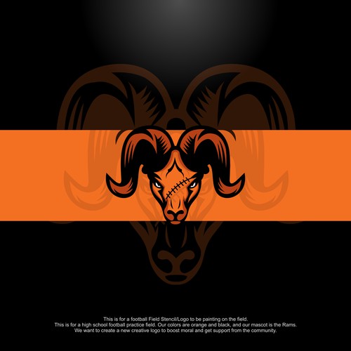 High School Football Field Logo!
