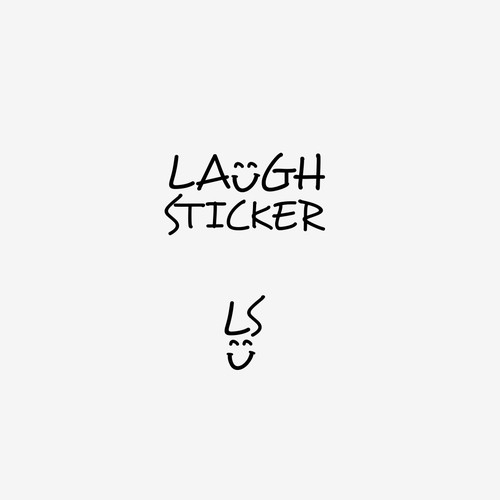 Laugh Sticker logo