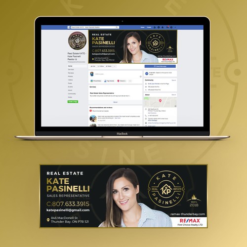 Modern Realtor Facebook Cover Design