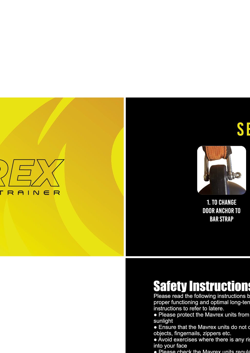 Create a new box design for Mavrex Surf Fitness trainer