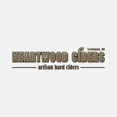 Modern logo ontwerp voor Heartwood Ciders