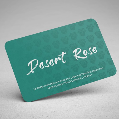 Business Card design - front