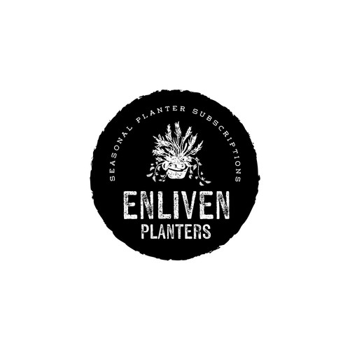 Logo for a seasonal planter subscription service