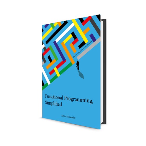 Book cover "functional Programming, simplified"