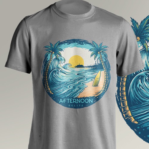 Custom T-shirt Design for Cannabis Brand