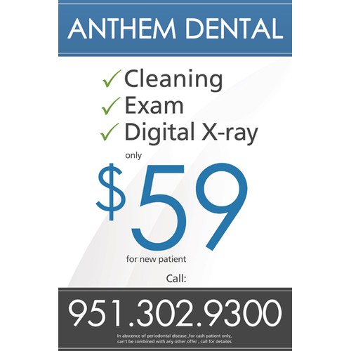 Create the next banner ad for Anthem dental 