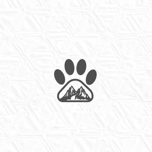  Mountains and Dogs! Create a stylized mountain logo for a veterinary ultrasound company.