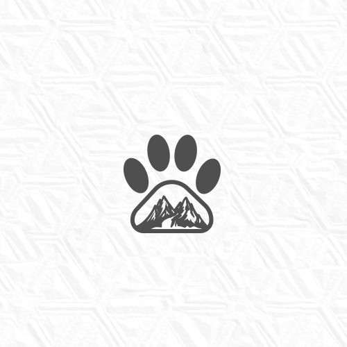 Mountains and Dogs! Create a stylized mountain logo for a veterinary ultrasound company.
