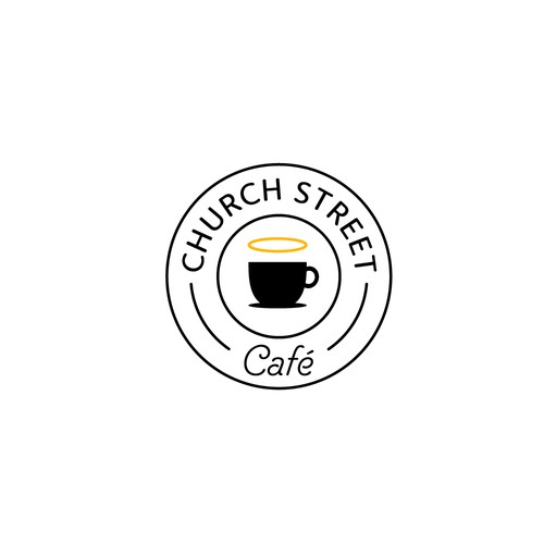 Logo for a coffee place