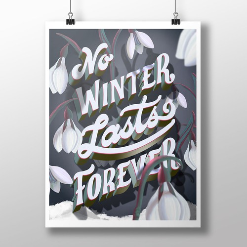 Lettering Seasons WINTER