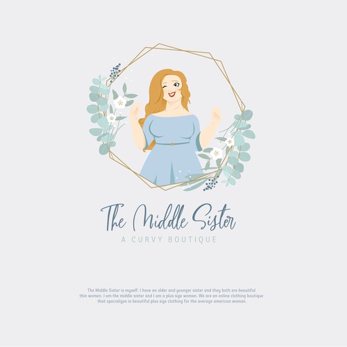 Design a beautiful logo for The Middle Sister