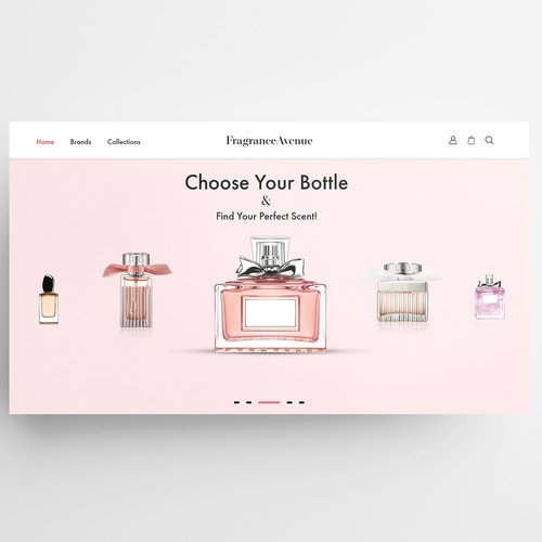 FragranceAvenue Webshop UI/UX Design