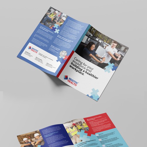 Two Fold Brochure Design for a Health Service