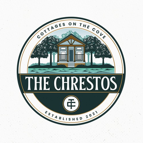 Logo for Tiny home cottages, lakefront, wellness resort