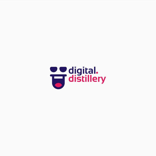 Modern, Youthfull and Fun Logo Digital Distillery