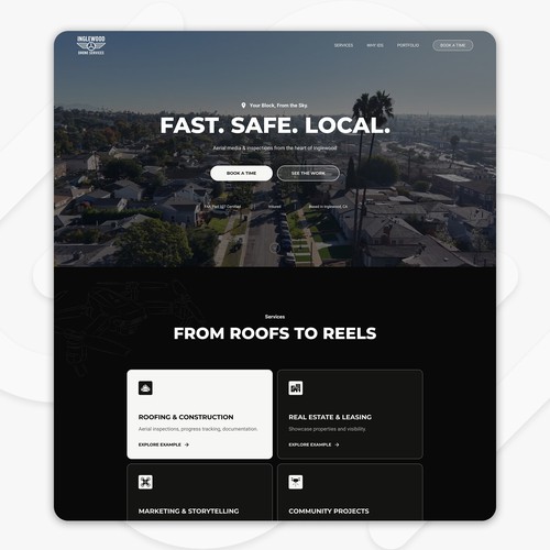 Squarespace Website for InglewoodDroneServices – By NoJoke Agency