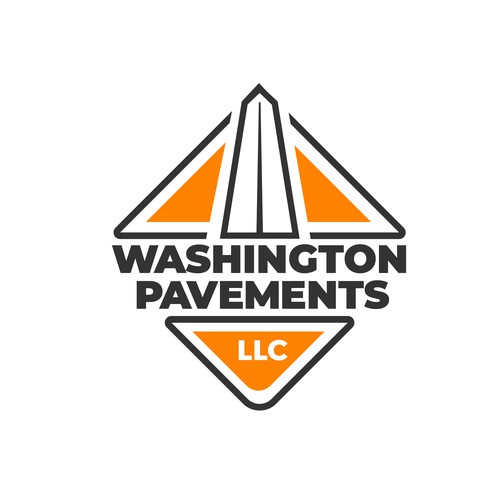 Clean Logo for Road Paving Company