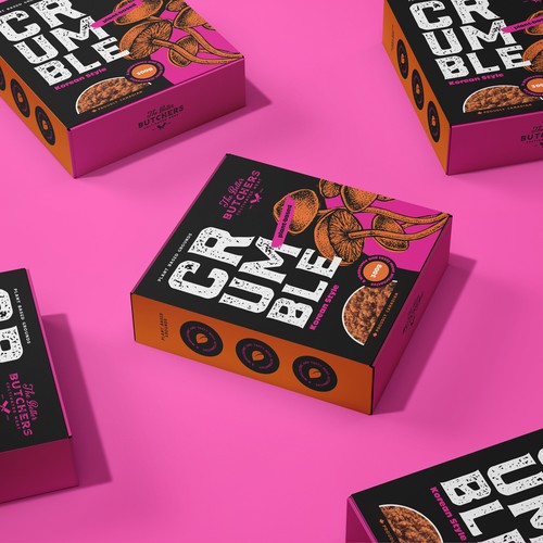 Bold packaging design for plant-based product