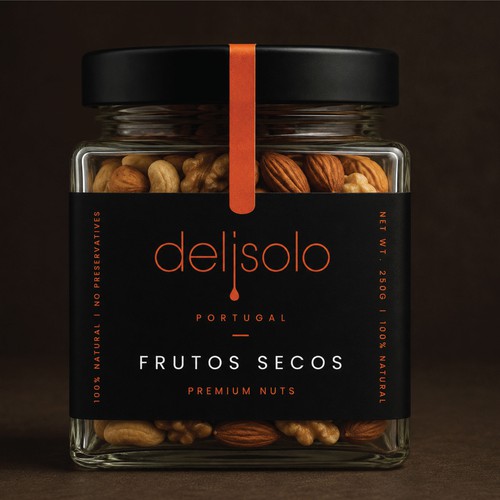 Luxury Food Packaging & Product Label for Delisolo