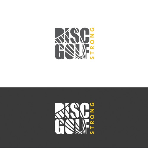 Create a logo for Disc Golf Strong
