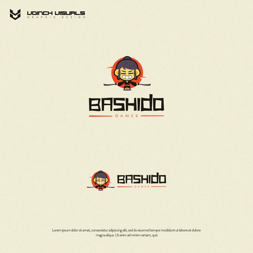 Logo concept for Bashido Games