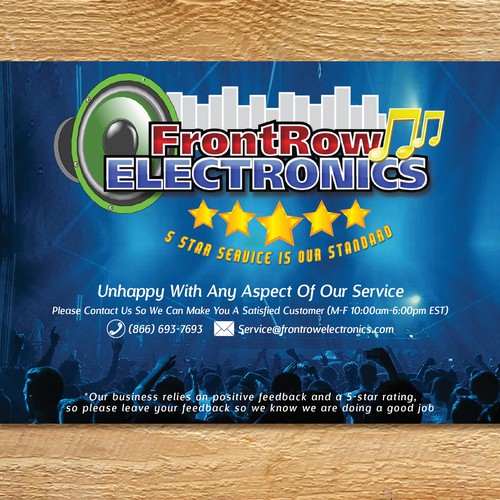 Coppon 7x5" FrontRow Electronic