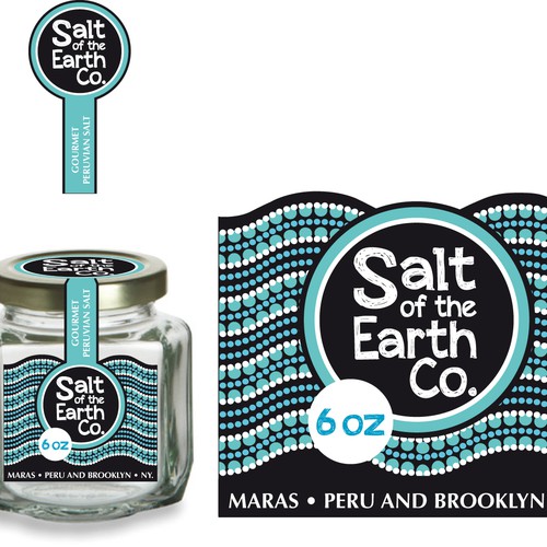 Label for salt jar