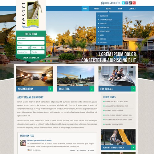 New website design wanted for Moama on Murray