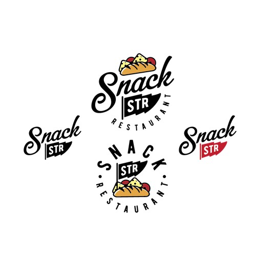 Snack food logo